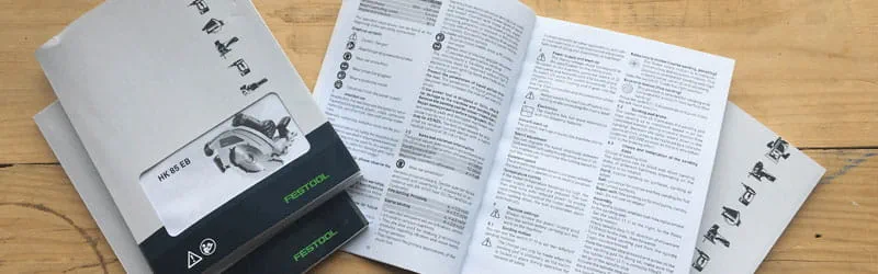 Ръководства за обслужване Festool